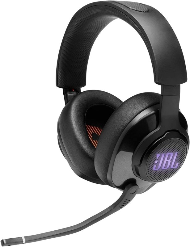 JBL Quantum 400 Wired Over-Ear Gaming Headphones with USB and Game-Chat Balance Dial