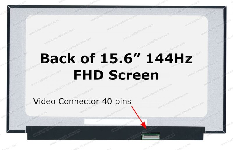 HP Victus 15-fa1163dx 15-fa0xxx M10828-JD1 LCD 15.6" FHD 144hz Display Replacement LCD Screen