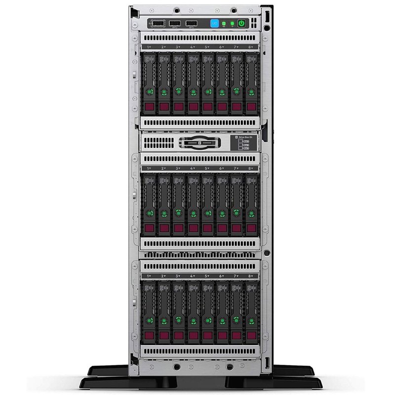 HPE ProLiant ML350 Gen 10 500W 8 Core Server With 16GB RAM 2TB SAS HDD PSU Tower Server