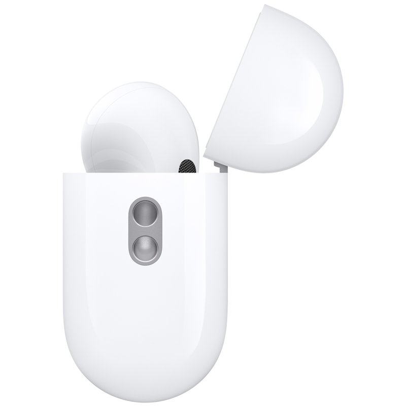 Apple AirPods Pro 2nd Gen Wireless Earbuds Up to 2X More Active Noise Cancelling Adaptive Transparency Personalized Spatial Audio MagSafe Charging Case Bluetooth- Original