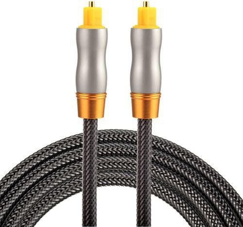 Generic Gold-plated-head Digital Optical Audio 1.5m Cable
