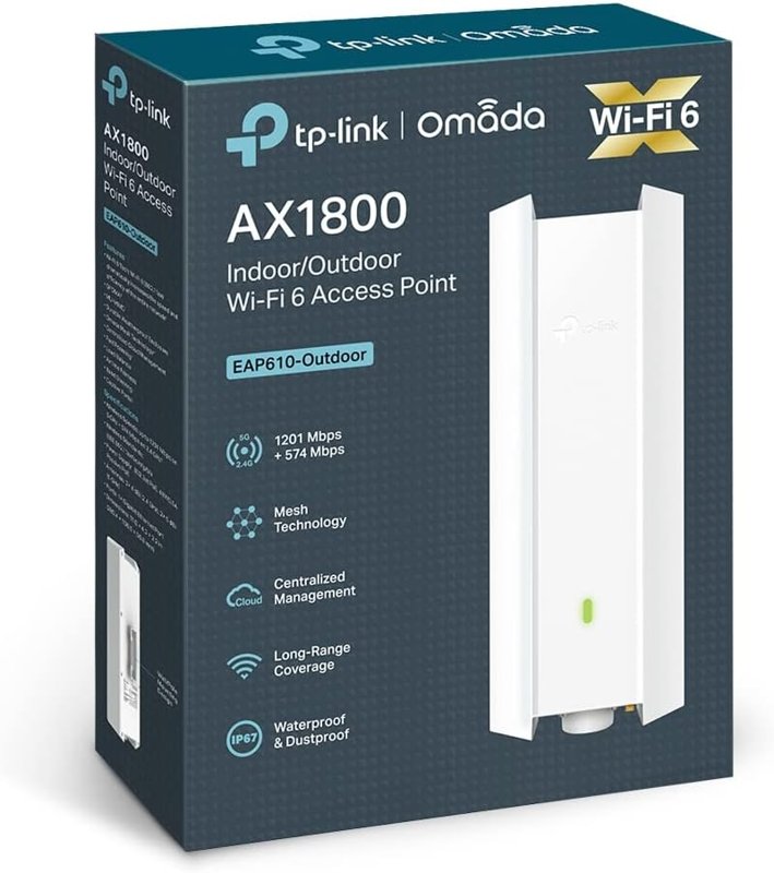 TP-Link AX1800 Ceiling Mount Wi-Fi 6 Access Point EAP610-Outdoor