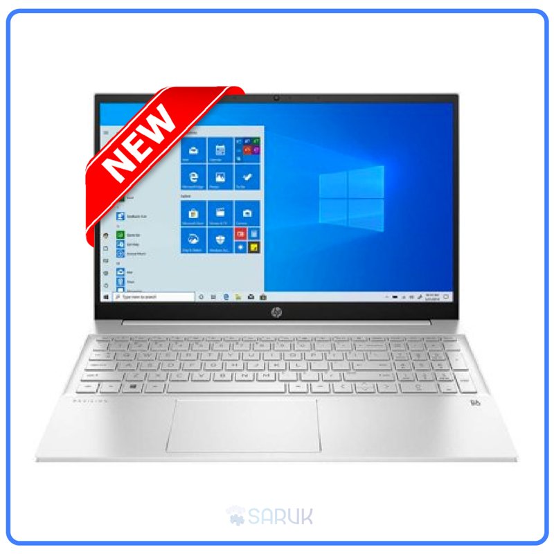 HP Pavilion 15-eg0xxx 11th Gen Intel Core i7-1165G7 8GB RAM 256GB SSD Plus 16GB Intel Optane 15.6" FHD Display Bluetooth Webcam WiFi Windows 10 Home 1 Year Warranty