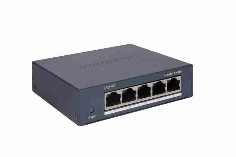 Hikvision DS-3E0505-O 5-Port Gigabit Metal Network Switch