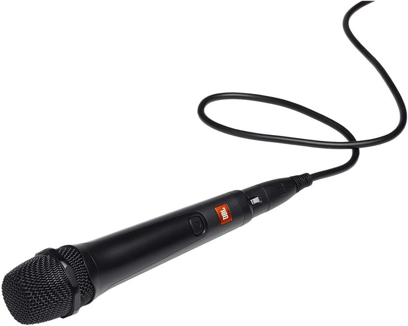 JBL PartyBox Mic 100 Wired Dynamic Vocal Mic with Cable, Quality Performance- JBL PBM100