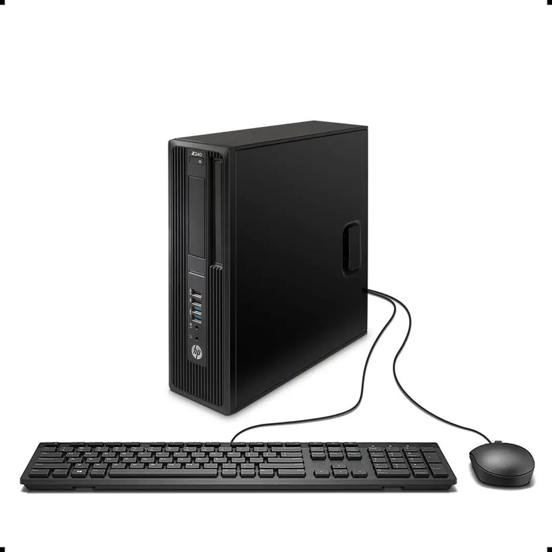 HP Z240 SFF Workstation 7th Gen Intel Core i5 8GB DDR4 SDRAM 500GB HDD Intel HD Graphics 530 Ex-UK Certified Refurbished 6 Months Warranty