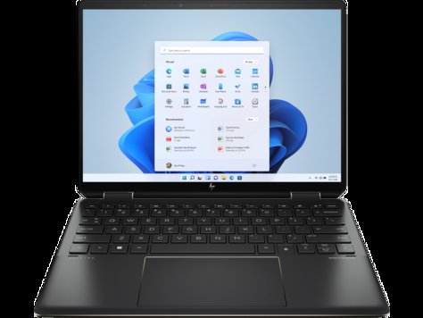 HP Spectre 14-ef2000 x360 2-in-1 Laptop PC 13th Gen Core i7-1355U 16GB LPDDR4X 512GB SSD Intel Iris Xe Graphics 13.5" WUXGA+ IPS Touch Screen Windows 11 Home Nightfall Black 1 Year Manufacturer Warranty