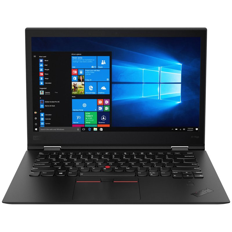 Lenovo ThinkPad X1 Yoga 2 In 1 x 360 Laptop 12th Gen Intel Core i7 16GB RAM 512GB SSD 14" UHD TouchScreen Display Bluetooth Webcam WiFi Intel Iris Xe Graphics Windows 10 Pro