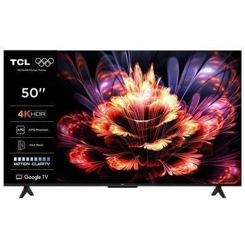 TCL 50 Inch V6D 4K UHD HDR Smart Google TV Direct LED with HVA Panel 50V6D 1 Year Warranty