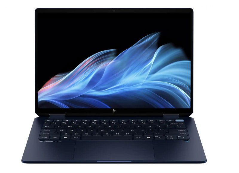 HP OmniBook Ultra Flip 14fh0xxx Next Gen AI Laptop Intel Core Ultra 7 258V Up to 4.8GHz 16GB LPDDR5x RAM 1TB PCIe NVMe M.2 SSD 14" Touchscreen Display  Intel Arc Graphics 9MP IR AI Camera Windows 11 Home Poly Studio with Dual Speakers