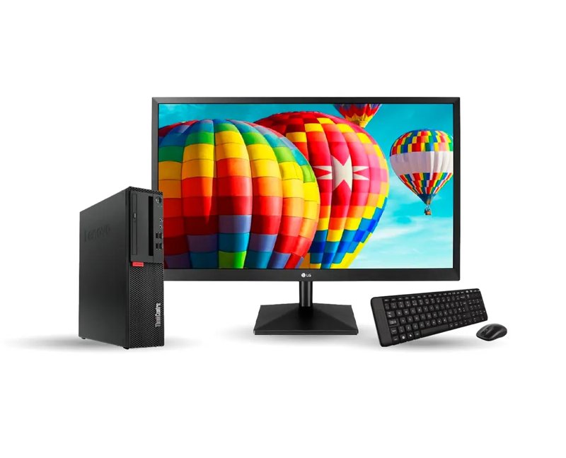 Lenovo ThinkCentre M710s Desktop 6th Gen Intel Core i3-6300U 8GB RAM 500GB HDD Optical Drive FreeDOS Plus 22" Monitor Keyboard Mouse 6 Months Warranty