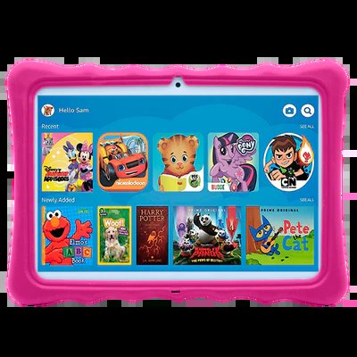 Wintouch K11 Kids Tablet 1GB RAM 16GB ROM 10.1" IPS Display 3G Call 2MP Camera Android 5.1 Play & Learn Kids Safety Design Shock Proof Case 4000mAh Battery