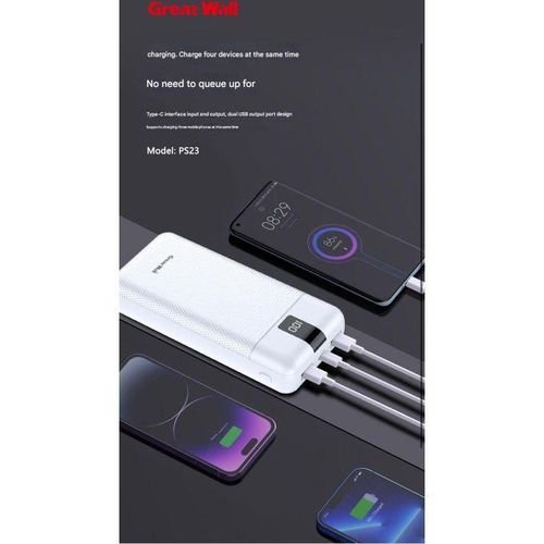 Great Wall PS23 Power Bank 22.5W Three Lines 20000 mAh