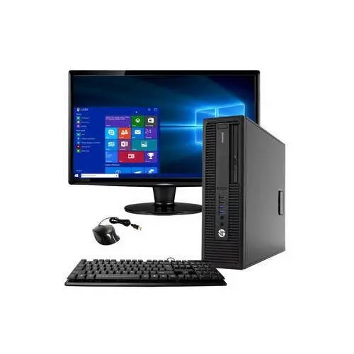 HP EliteDesk 800 G2 Desktop 6th Gen Intel Core i7-6500u @3.4GHz 8GB DDR4 RAM 500GB HDD DVD-RW FreeDOS CPU Only Keyboard Plus Mouse 22" LG Ex UK Monitor 6 Months Warranty