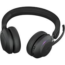 Jabra Evolve2 65 LINK380C MS Stereo Wireless On-Ear Headset with Stand
