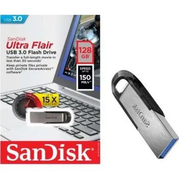 SanDisk Ultra Flair 128GB USB 3.0 Flash Drive