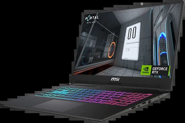 MSI Cyborg 15 A13UC 13th Gen Intel Core i7-13620H 16GB RAM 512GB 15.6" FHD IPS Display 720P HD camera 4GB GDDR6 NVIDIA GeForce RTX 3050 Graphics Backlit Keyboard Windows 11 Home 1 Year Manufacturer Warranty