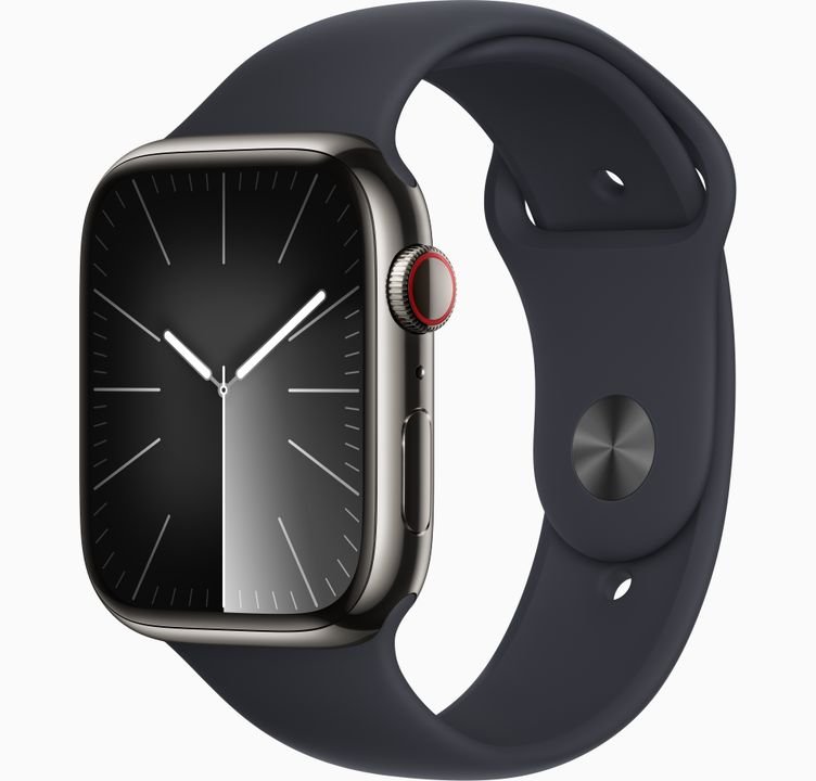 Apple watch Series 9 45mm black/Pink