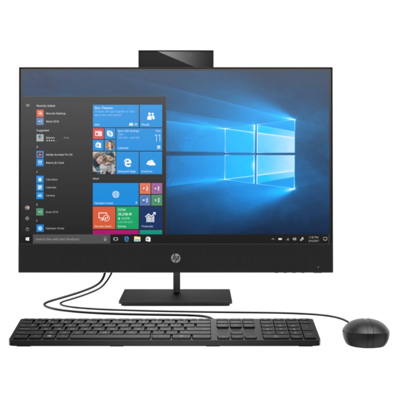 HP ProOne 440 G6 All-In-One Desktop Intel® Core™ i3-10100T 4GB DDR4-3200 SDRAM 512 GB PCIe® NVMe™ M.2 SSD 60.45 cm (23.8") diagonal FHD IPS widescreen WLED-backlit anti-glare (1920 x 1080 1 Year Dealership Warranty