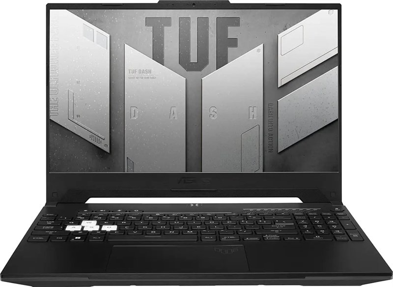 ASUS TUF Dash F15 (FX517ZR-F15.I73070) Gaming Laptop 12th Gen Intel i7-12650H 144Hz 15.6" FHD LED Display 16GB RAM 512GB PCIe NVMe TLC M.2 SSD Bluetooth HD Webcam WiFi Backlit Keyboard 8GB Dedicated NVIDIA GeForce RTX 3050 GPU Windows 11 Home 1 Year Warranty