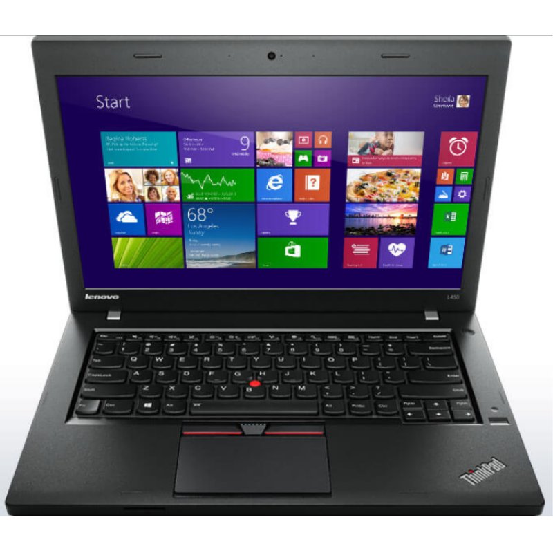Lenovo Thinkpad L450 Intel Core i3-5005U @2.0GHz 4GB RAM 500GB HDD 14" HD Display Intel HD Graphics 5500 Wi-Fi Integrated 720p HD Camera VGA Free DOS Ex UK 6 Months Warranty