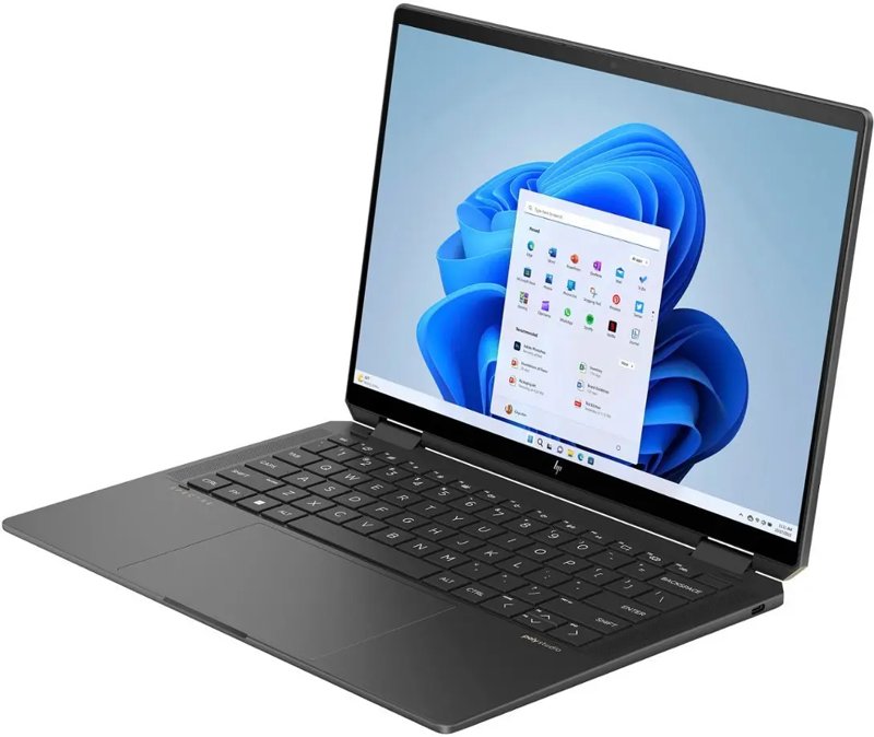 HP Spectre x360 2-in-1 Laptop 14t-eu000 Ultra 7 CPU 155H 32GB RAM 2TB SSD Intel Arc Graphic 14.0" 2.8K UWVA OLED Display Poly Studio Fingerprint Reader HP 9MP IR Camera 4 Cell Windows 11