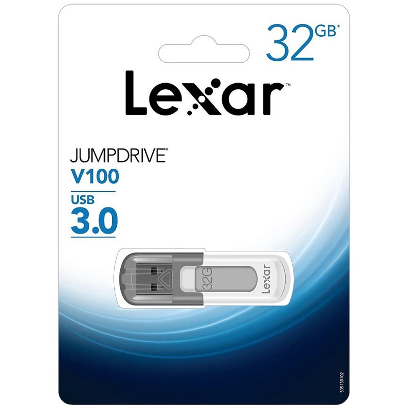 Lexar JumpDrive V100 32GB USB 3.0 Flash Drive