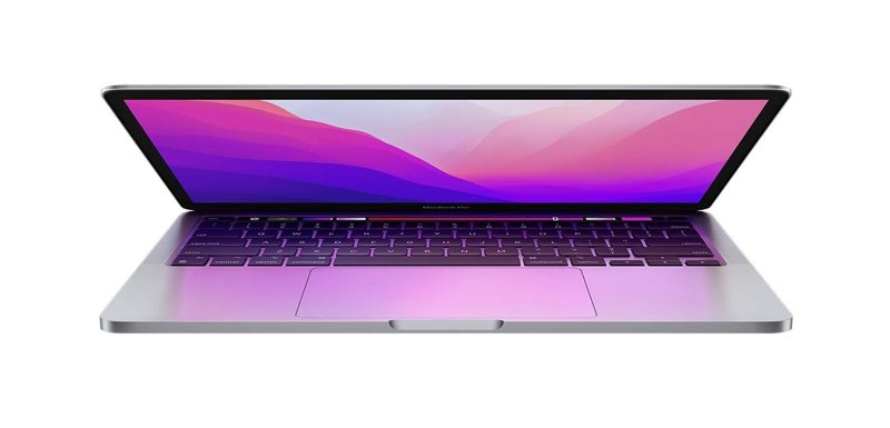 Apple MacBook Pro M2 Chip 8GB RAM 512GB SSD 13.3" Retina IPS Display FaceTime HD 720p Camera Thunderbolt 3 Bluetooth WiFi Backlit Magic Keyboard Touch ID Sensor June 2022 Model A2338 Space Gray MNEH3 1 Year Warranty	