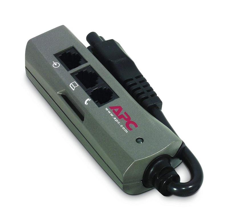 APC Notebook Surge Protector For AC Phone & Network Line With 3 Pin Connection
