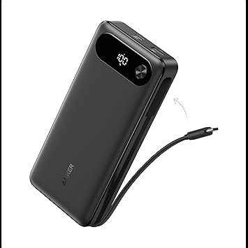 Anker Power Bank (20K, 87W, Built-In USB-C Cable)