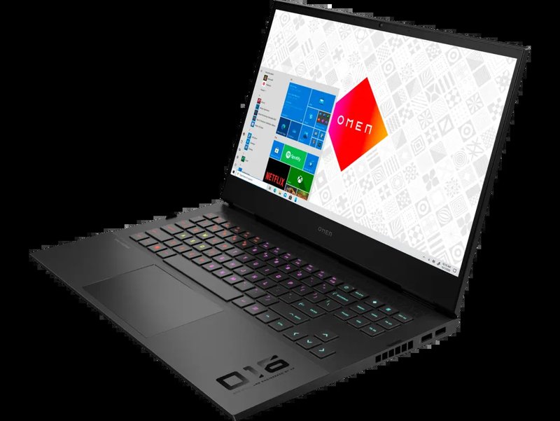 HP OMEN Gaming Laptop PC 16-k0013dx 12th Gen Intel Core i7-12700H 16.1" FHD 144Hz Display 16GB DDR5 RAM 1TB PCIe Gen4 NVMe M.2 SSD 4GB GDDR6 NVIDIA GeForce RTX 3050 Ti Laptop GPU Windows 11 Home 1 Year Dealership Warranty