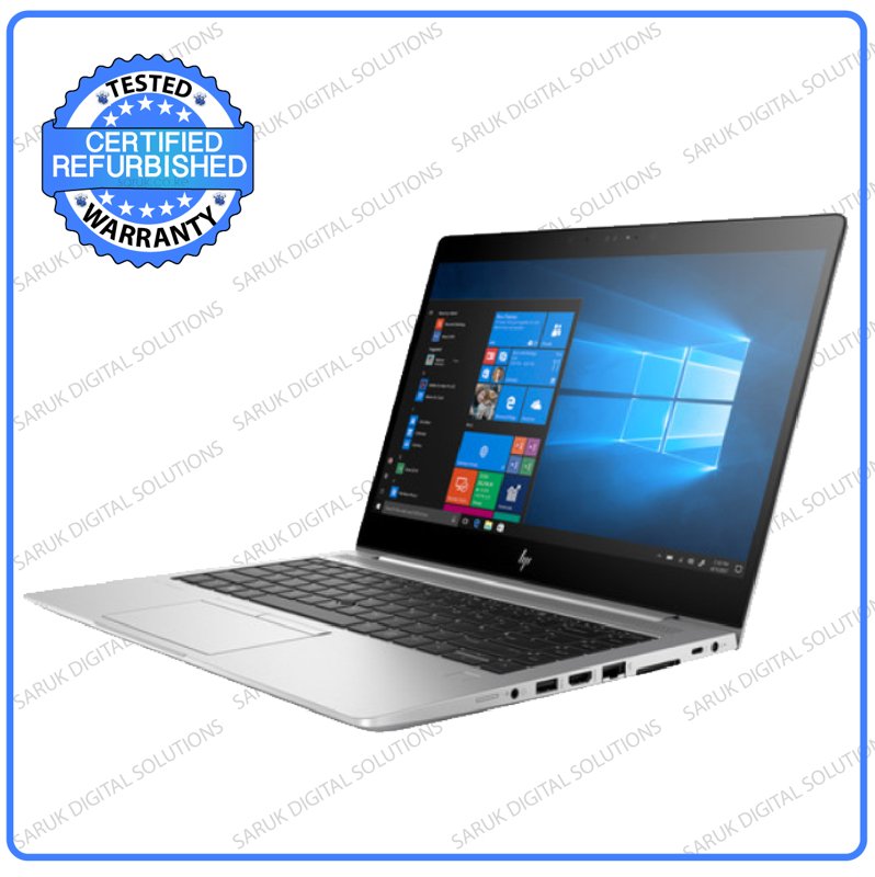 HP EliteBook 840 G5 8th Gen Intel Quad-Core i5-8250U 8GB RAM 128GB SSD 14" FHD Display Bluetooth Webcam WiFi USB Type-C HDMI Intel UHD Graphics 620 FreeDOS Ex UK 6 Months Warranty