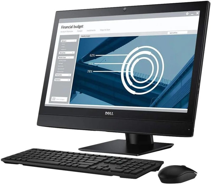 Dell AIO 7440 4th Gen Intel Core i7 4GB RAM 500GB HDD 23.8" FreeDOS Webcam WiFi 3 Months Warranty