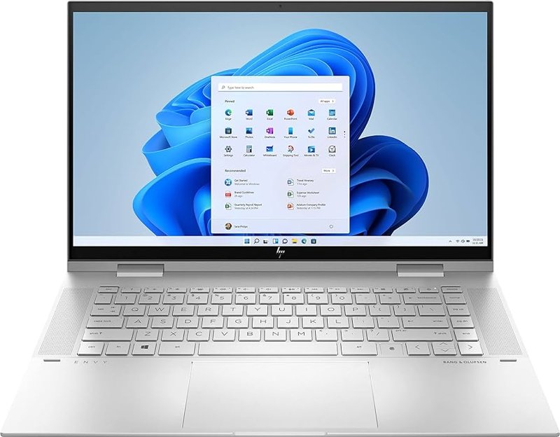 HP ENVY x360 Convert 15m-es1023dx 11th Gen Intel Core i7-1195G7 up to 5.0GHz 16GB DDR4-3200MHz RAM 512GB Intel PCIe NVMe M.2 SSD 15.6" FHD IPS LED Touchscreen Intel Iris Xe Graphics Wi-Fi Bluetooth HP Wide Vision HD Camera Audio by Bang & Olufsen Windows 11 Home 1 Year Manufacturer Warranty