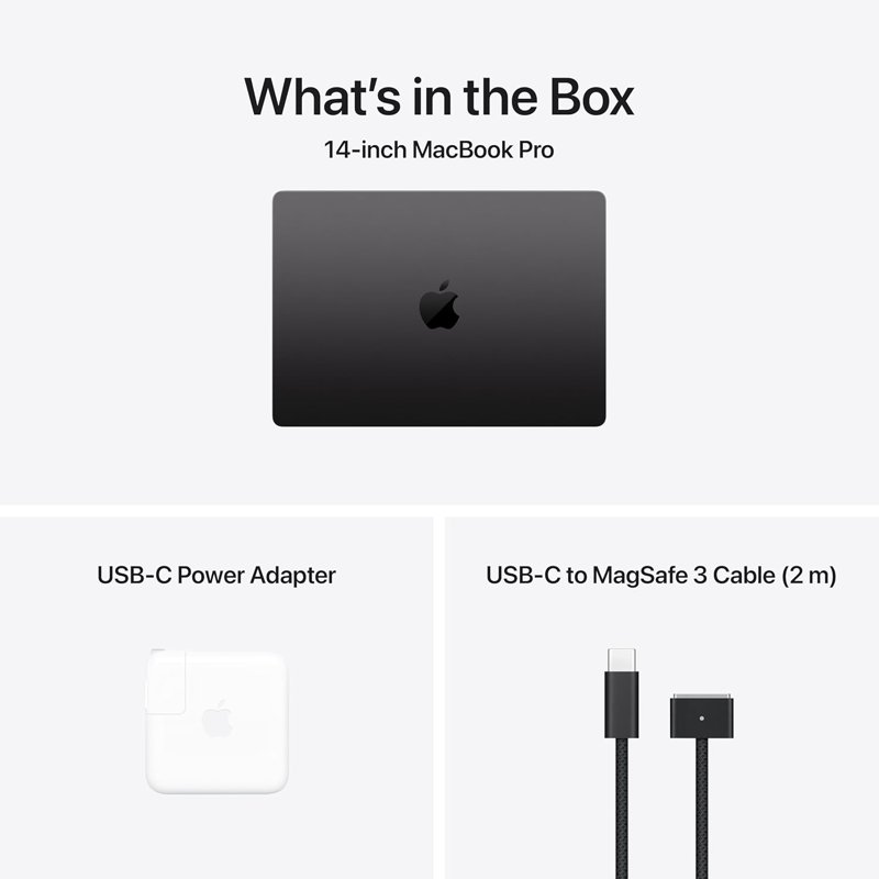 Apple MacBook Pro M5 Chip 16GB Unified Memory RAM 512GB SSD Storage 14" Liquid Retina XDR Display 10-Core CPU 10-Core GPU Magic Keyboard with Touch ID 16-core Neural Engine 1 Year Manufacturer Warranty