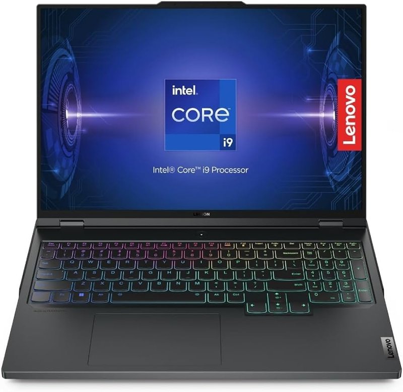 Lenovo Legion Pro 7 16IRX8H, Intel Core I9 13900HX 32GB DDR5 5600 SDRAM 1TB M.2 2280 PCIE NVME SSD 16" WQXGA 240HZ Display Per-Key RGB Backlit Keyboard NVIDIA Geforce RTX 4080 12GB GDDR6 Graphics Windows 11 Home Onyx Grey 1 Year Manufacturer Warranty	Free Sleeve Free Mouse