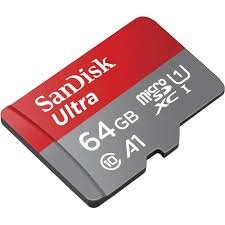 SanDisk Ultra 64GB microSDXC UHS-I Memory Card