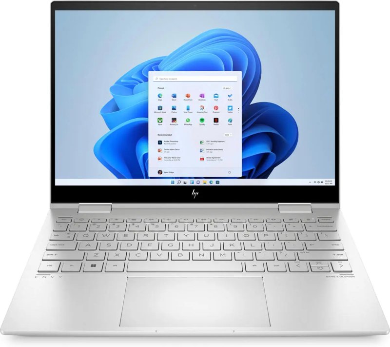 HP Envy x360 13-bf0041na Intel Core i7-1250U 16 GB LPDDR4x-4266 MHz RAM 1 TB PCIe NVMe M.2 SSD 13.3" WUXGA IPS LED Display Intel Iris Xe Graphics Bang & Olufsen Audio 2-in-1 Laptop
