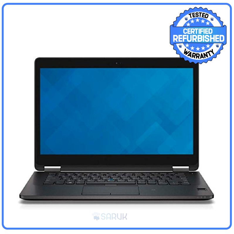 Dell Latitude E5270 Ultrabook Core i5-6300U 2.4GHz 8GB 500GB HDD 12.5" Wifi Webcam HDMI Black Ultra Slim FreeDOS Ex UK 6 Months Warranty