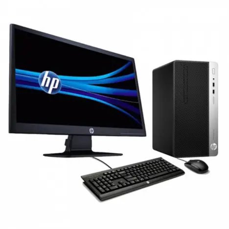 HP ProDesk 400 G5 Intel Core i7-8700 3.0 GHz 4GB RAM 1TB HDD Intel UHD Graphics 630 Microtower PC Plus 23" TFT