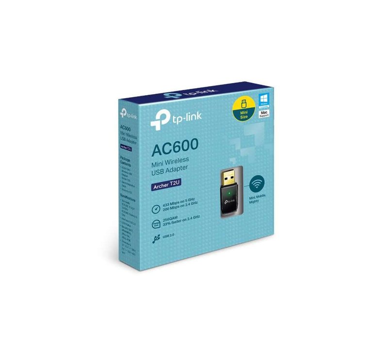 TP-Link Archer T2U AC600 Wireless Dual Band USB Adapter TL Archer T2U