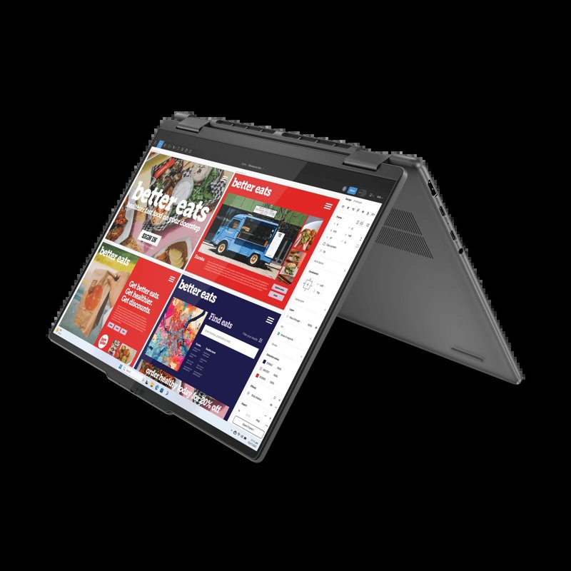 Lenovo Yoga 7 2-in-1 Intel Core Ultra 7 155U 16GB RAM 1TB PCIe SSD 16″ Full HD Touchscreen Display Intel Iris Xe Graphics Backlit Full-Size Keyboard Windows 11 Storm Grey 1 Year Warranty