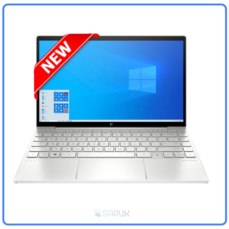 HP Envy 13-ba0xxx 10th Gen Intel Core i7-1065G7 8GB RAM 256GB SSD 13.3" FHD LCD BrightView LED Display Backlit Keyboard Bluetooth Webcam WiFi Windows 10 Home 1 Year Dealership Warranty