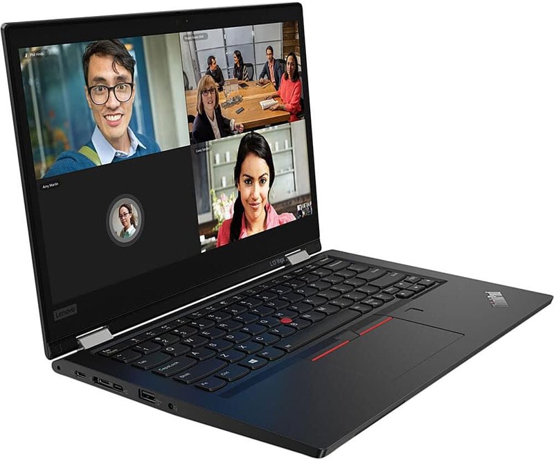 Lenovo ThinkPad L13 Yoga Gen 2 11th Gen Intel Core i5-1135G7 16GB RAM 512GB PCIe SSD 13.3" WUXGA Touch Screen Display Intel Iris Xe Graphics Fingerprint Reader Lenovo Integrated Pen Backlit Keyboard Windows 11 Pro 1 Year Dealership Warranty