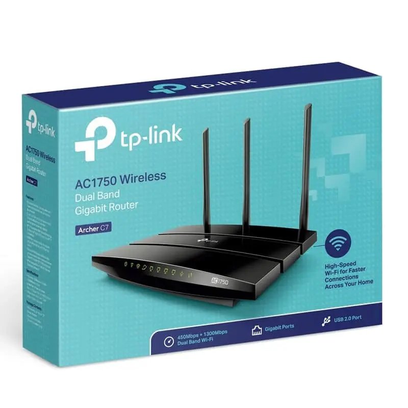 TP-Link Archer C7 AC1750 Wireless Dual Band Gigabit Router