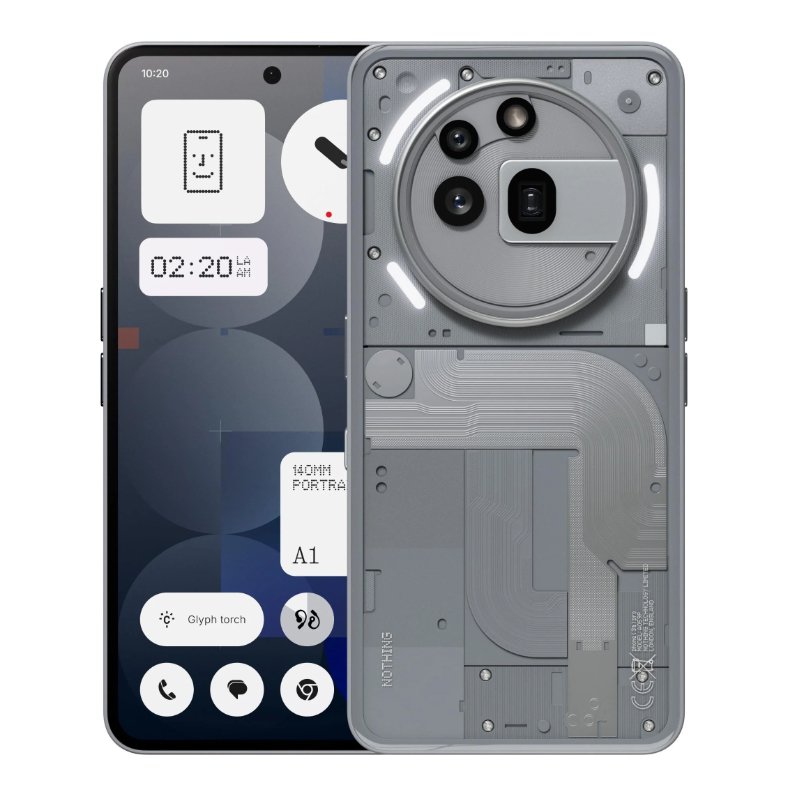 Nothing Phone 3a Pro 256GB ROM 12GB RAM 6.77" AMOLED Display Android 15 50MP + 50MP + 8MP Main Camera 50MP Selfie Camera Fingerprint (Under Display) Dual SIM 5000mAh Battery