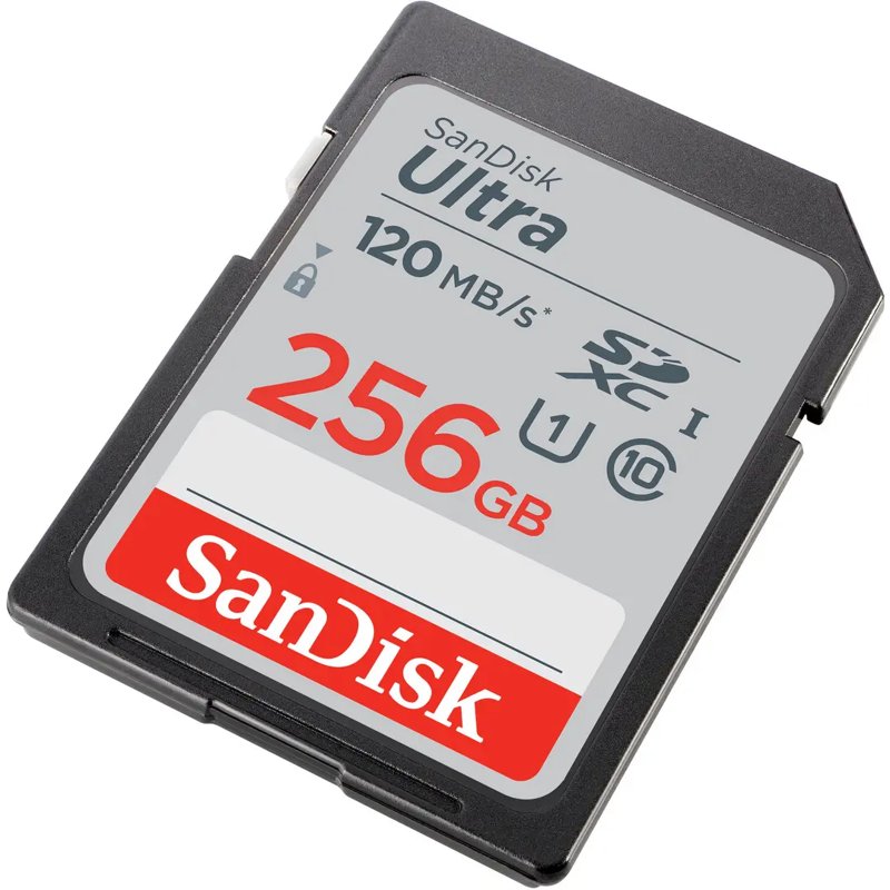 SanDisk Ultra 256GB SDXC UHS-I Memory Card 120MB/s