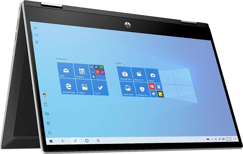 HP Pavilion 14 x360 Convertible 14-dy1050TU 14" FHD Touchscreen 11th Gen Intel Core i7-1195G7 16GB RAM 512GB SSD Intel Iris Xᵉ Graphics HP Wide Vision 720p HD Camera Audio by B&O Windows 11 Steel Blue Certified Refurbished 1 Year Dealership Warranty