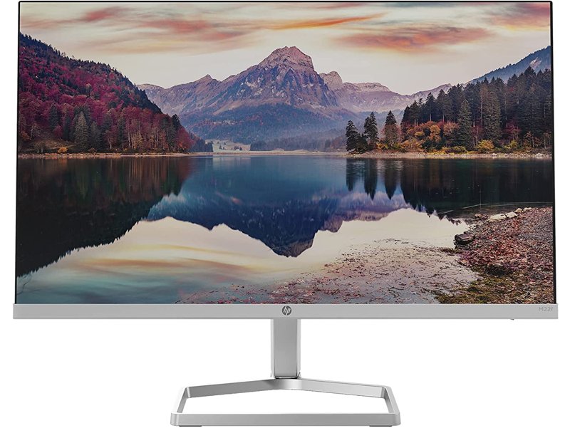 HP M22f 21.5" Eyesafe Certified Full HD IPS 3-Sided Micro-Edge Monitor 75Hz Refresh Rate AMD Free Sync with VGA HDMI Ports