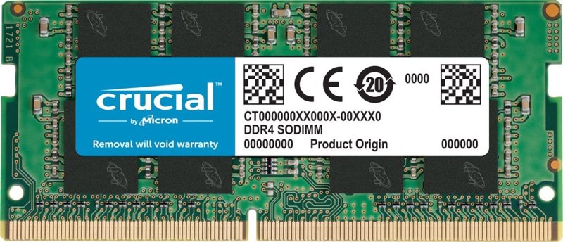 Crucial RAM 4GB DDR4 2666 MHz CL19 Laptop Memory SODIMM PC4